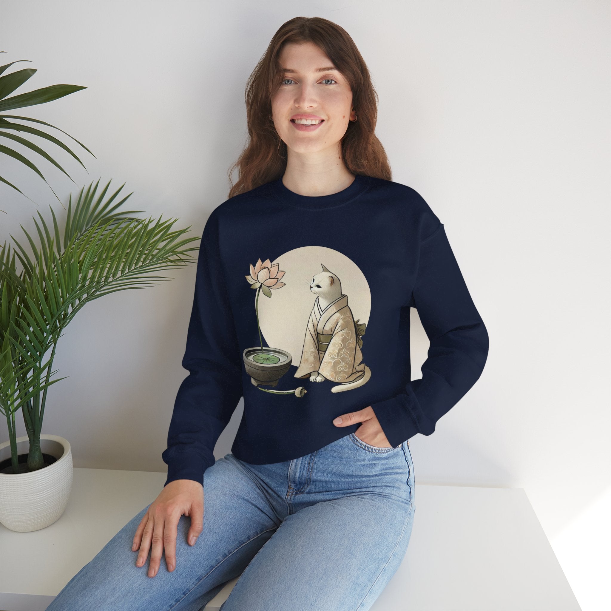 Geisha Cat Sweatshirt