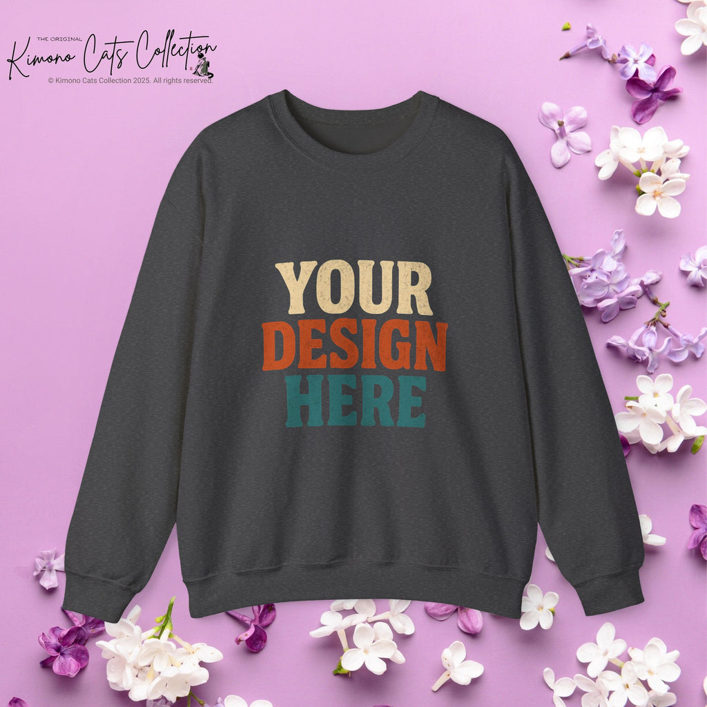 Custom Image Sweatshirt – Your Art, Photo, or Design Printed