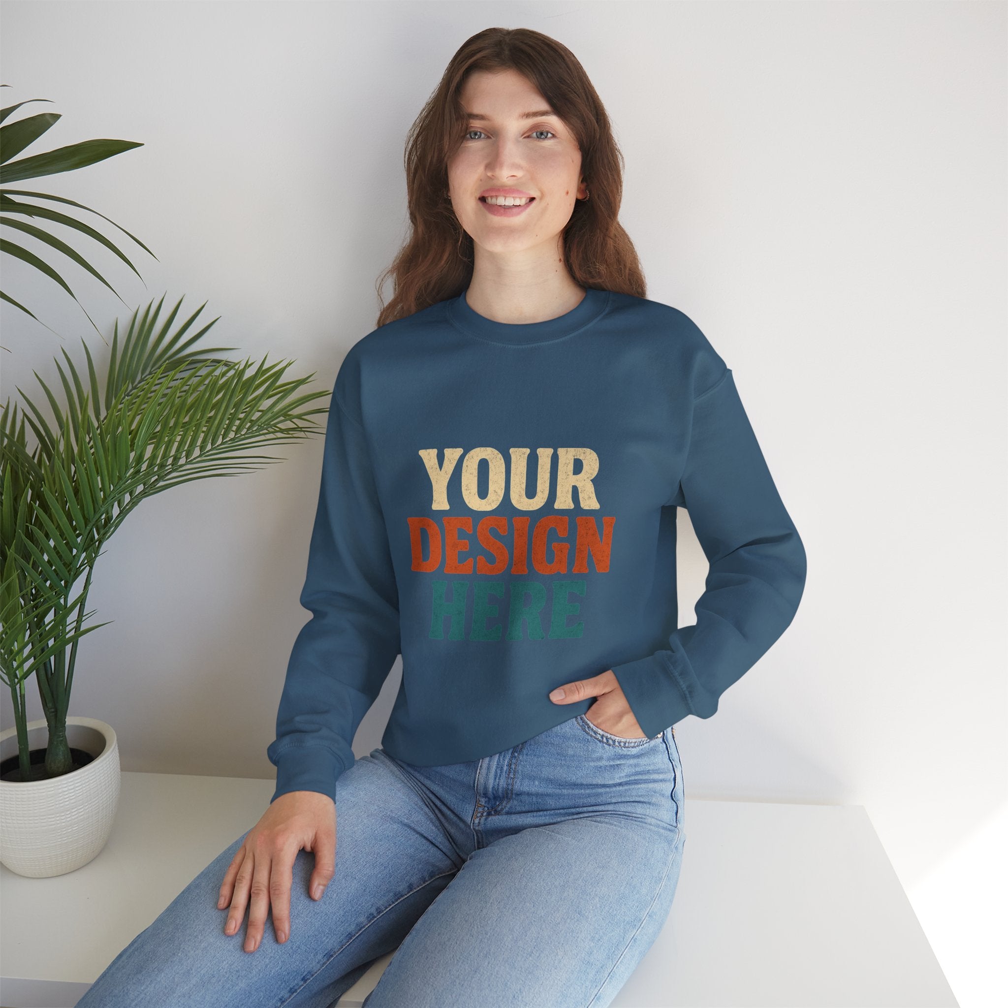 Custom Image Sweatshirt – Your Art, Photo, or Design Printed