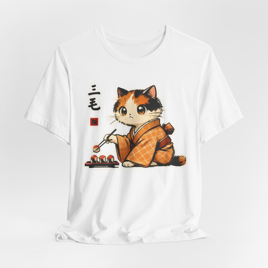 Sushi Kimono Cat Shirt - Cute Japanese Cat T-Shirt