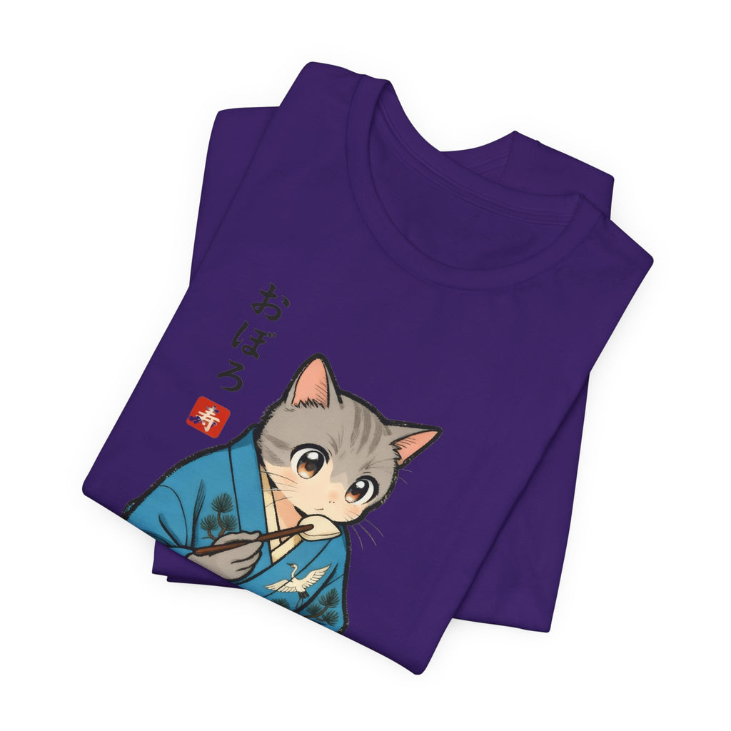Noodle Kimono Cat Shirt - Japanese Comfort Meal Cat Tee