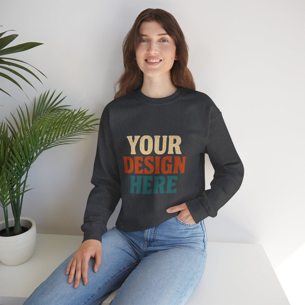 Custom Image Sweatshirt – Your Art, Photo, or Design Printed