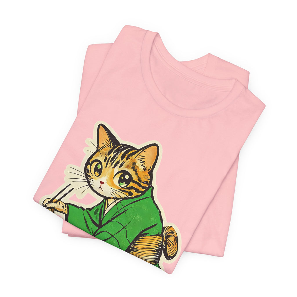 Kawaii Bengal Kimono Cat Shirt  Sushi Cat Tee