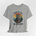 First of All I'm a Delight Cat Shirt, T-Shirt | Funny Neko Kimono Graphic