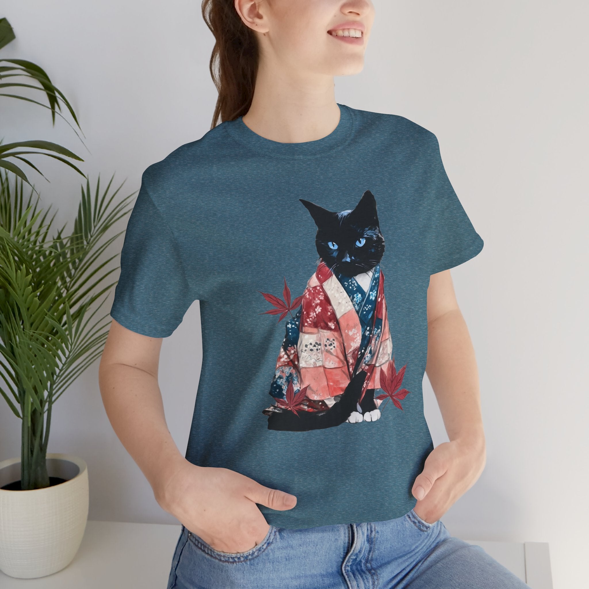 Kimono Cat Tee, Momiji Nekoma - Unisex