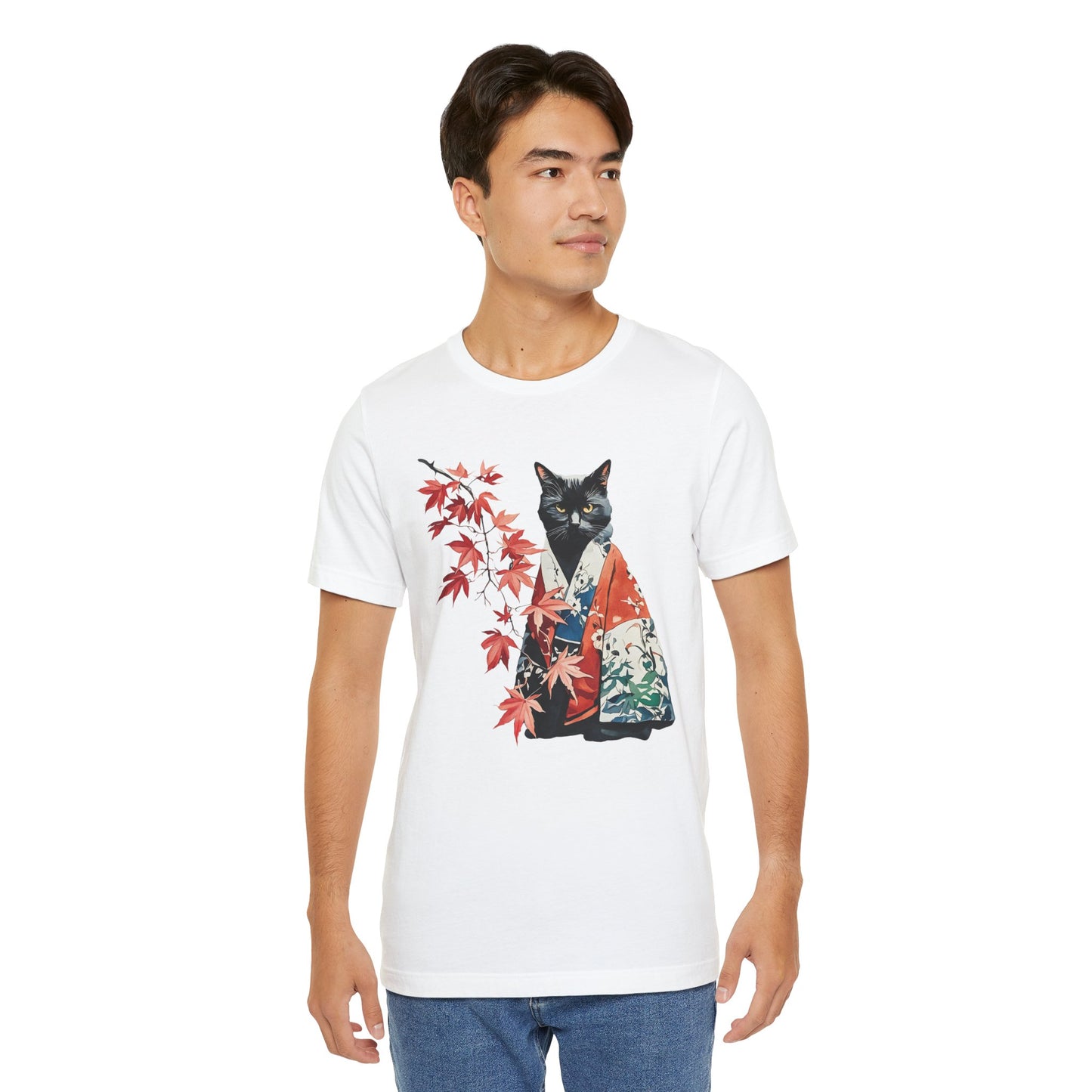Kimono Cat Tee, Momoji Maple - Unisex