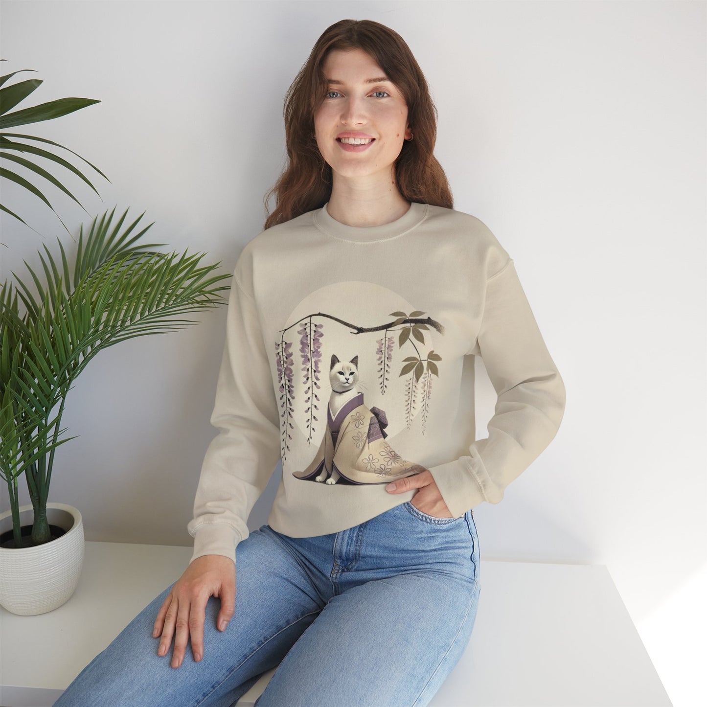 Geisha Cat Sweatshirt