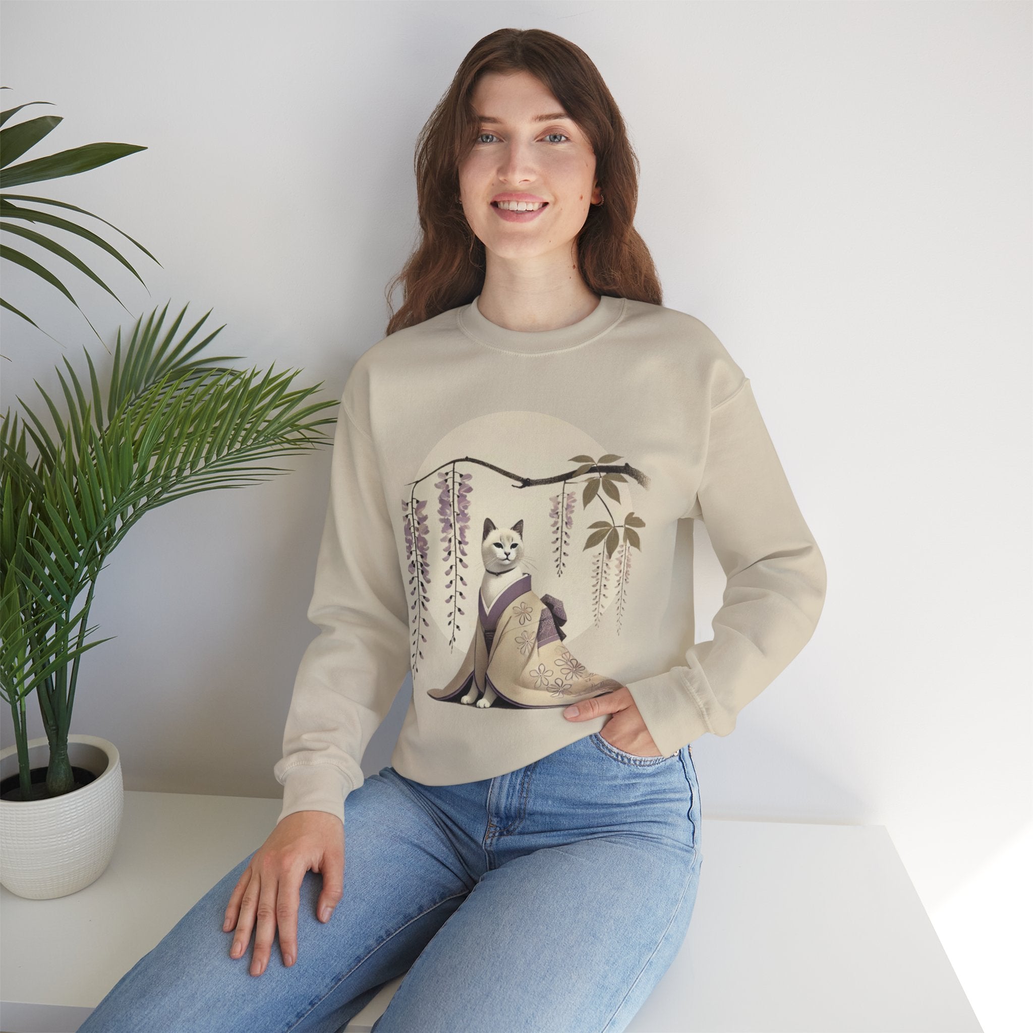 Geisha Cat Sweatshirt