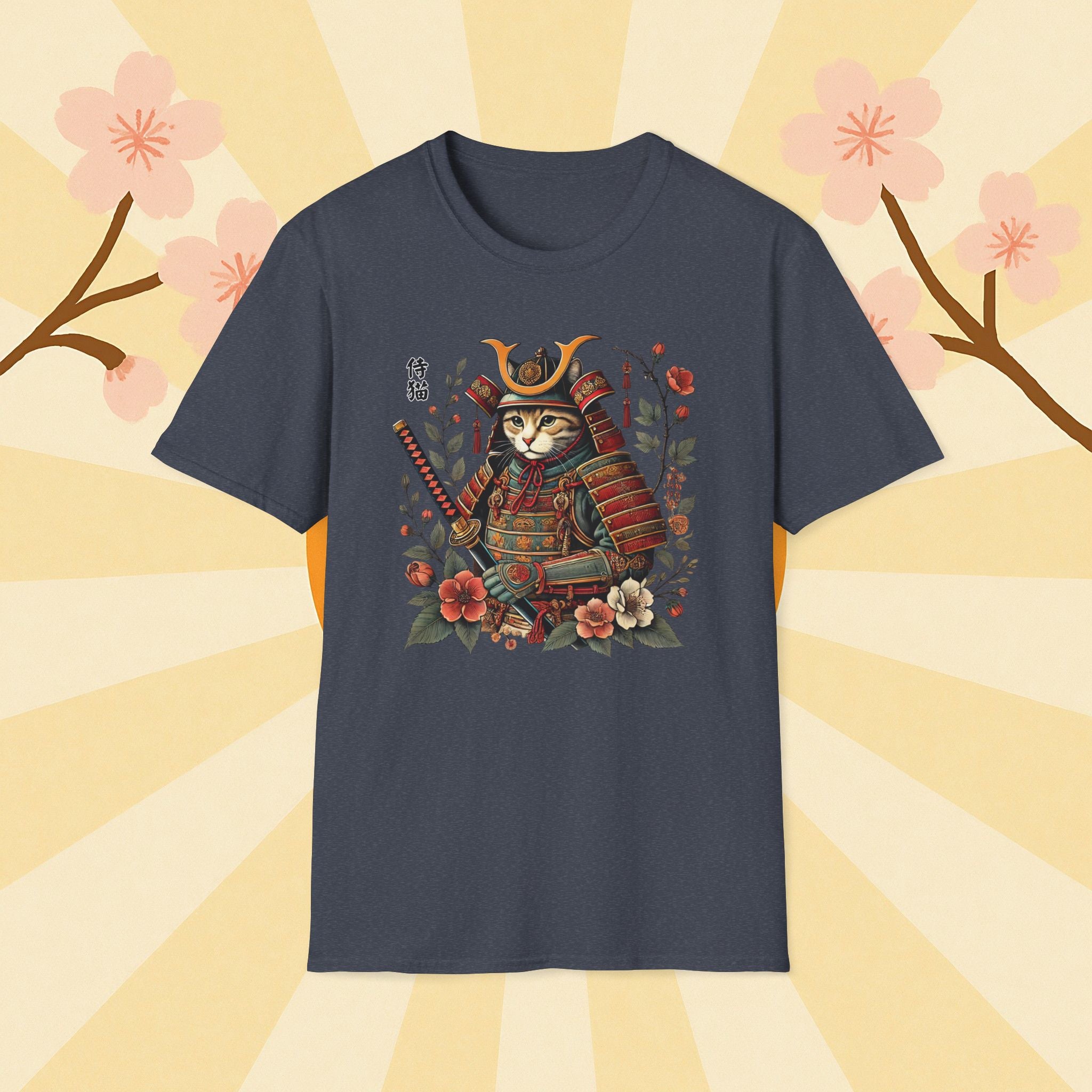 Samurai Cat T-Shirt, Unisex