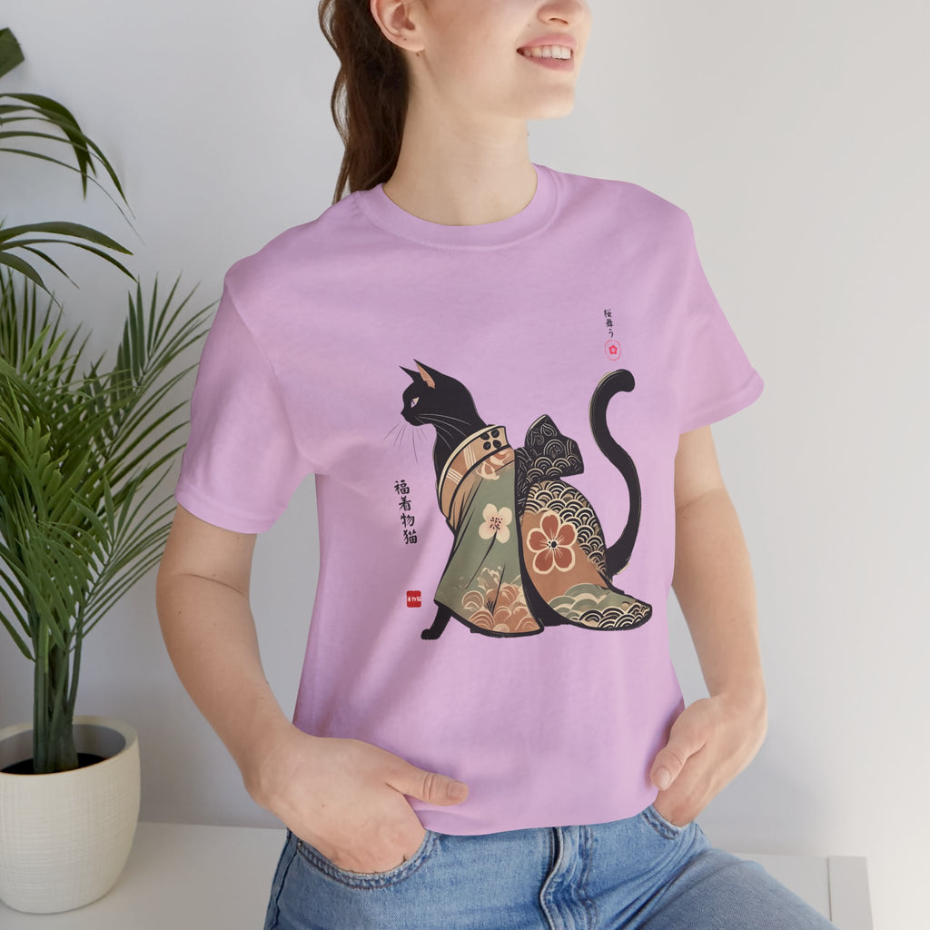 Lucky Kimono Cat Tee – Unisex