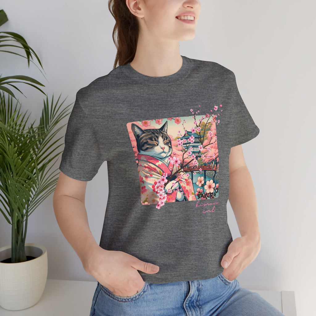 Sakura Kimono Cat Tee - Unisex