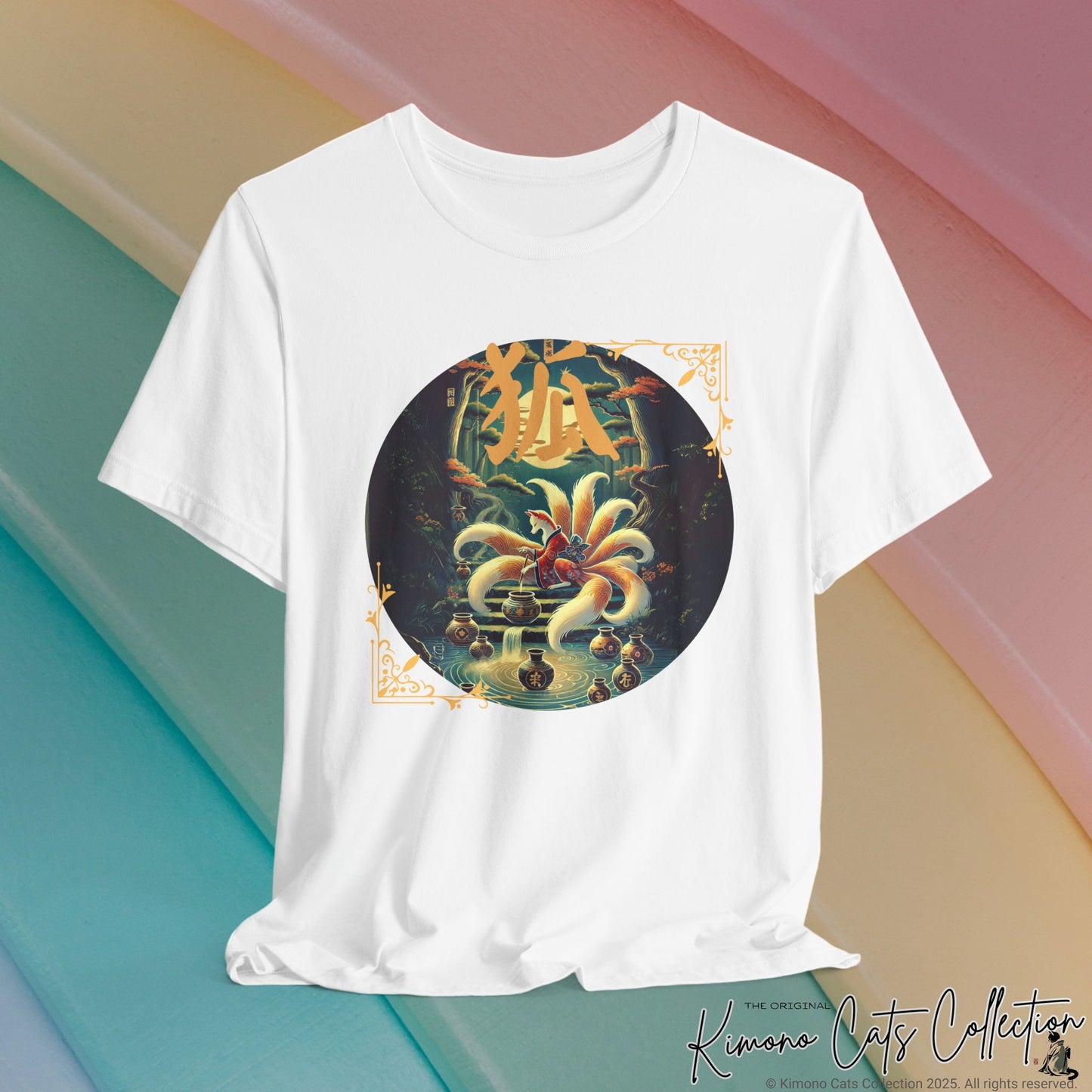 Kitsune Yokai T-Shirt – Mystical Japanese Folklore Spirit Fox