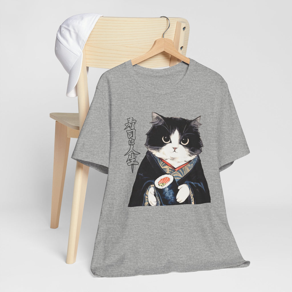 Japanese Neko Cat Tee | Cat in Kimono Shirt