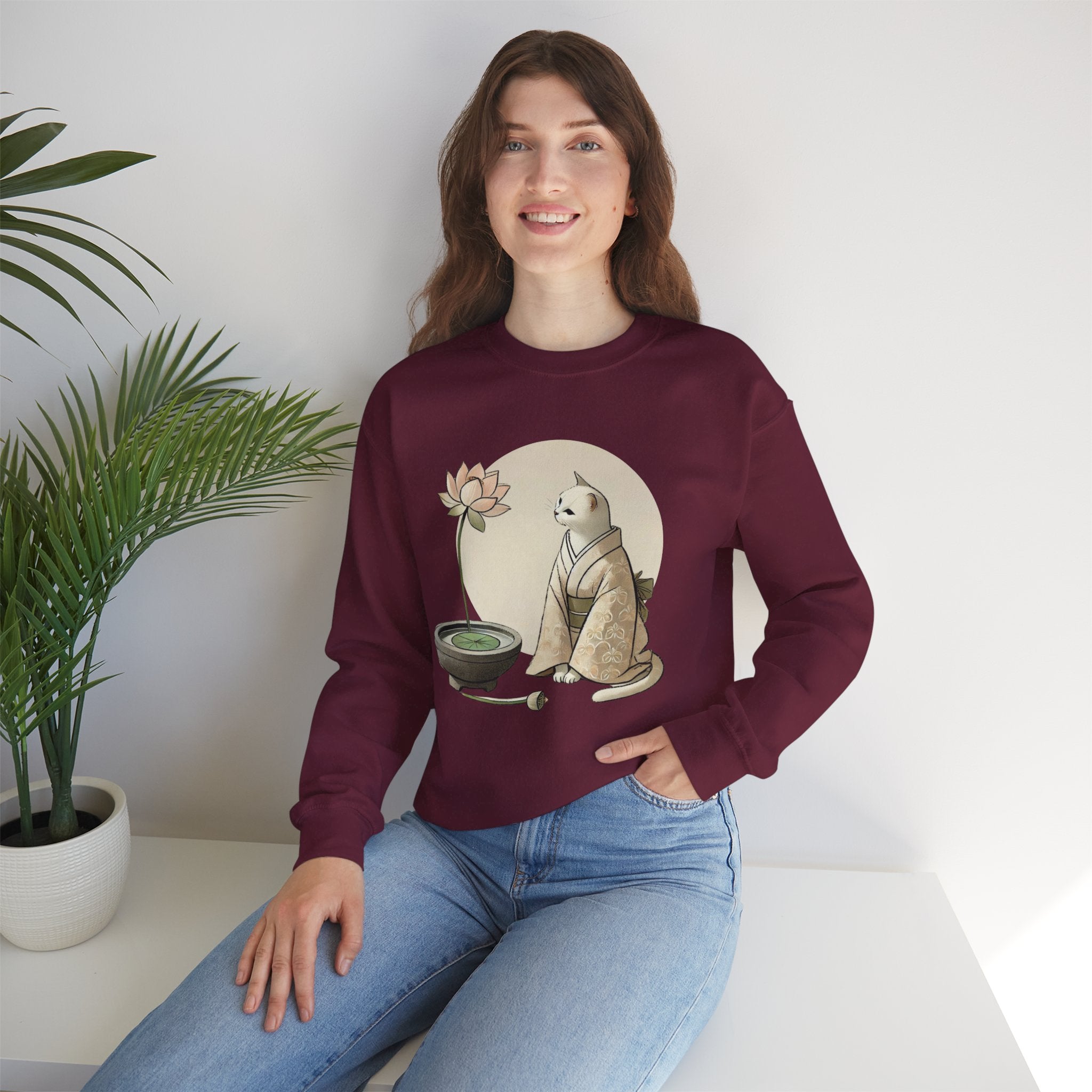 Geisha Cat Sweatshirt