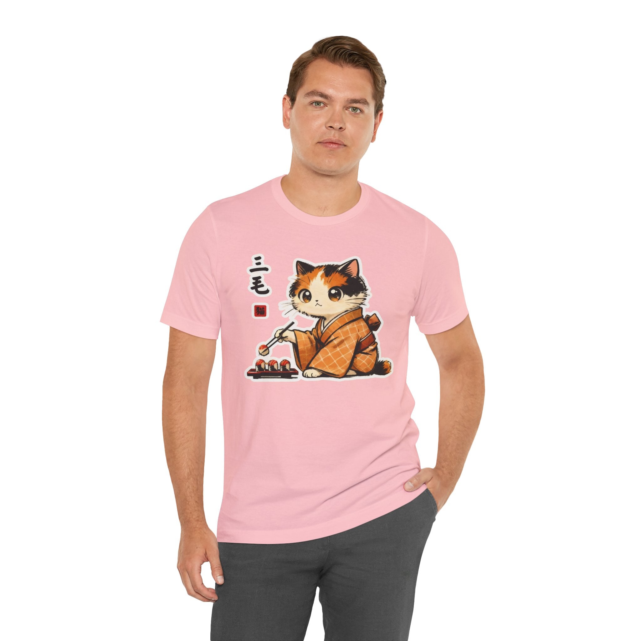 Sushi Kimono Cat Shirt - Cute Japanese Cat T-Shirt