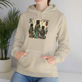 Black Kitty Cats in Kimonos Hoodie