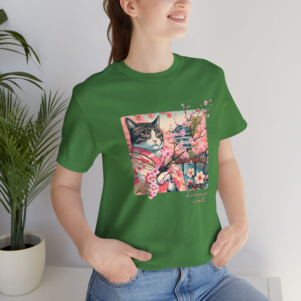 Sakura Kimono Cat Tee - Unisex
