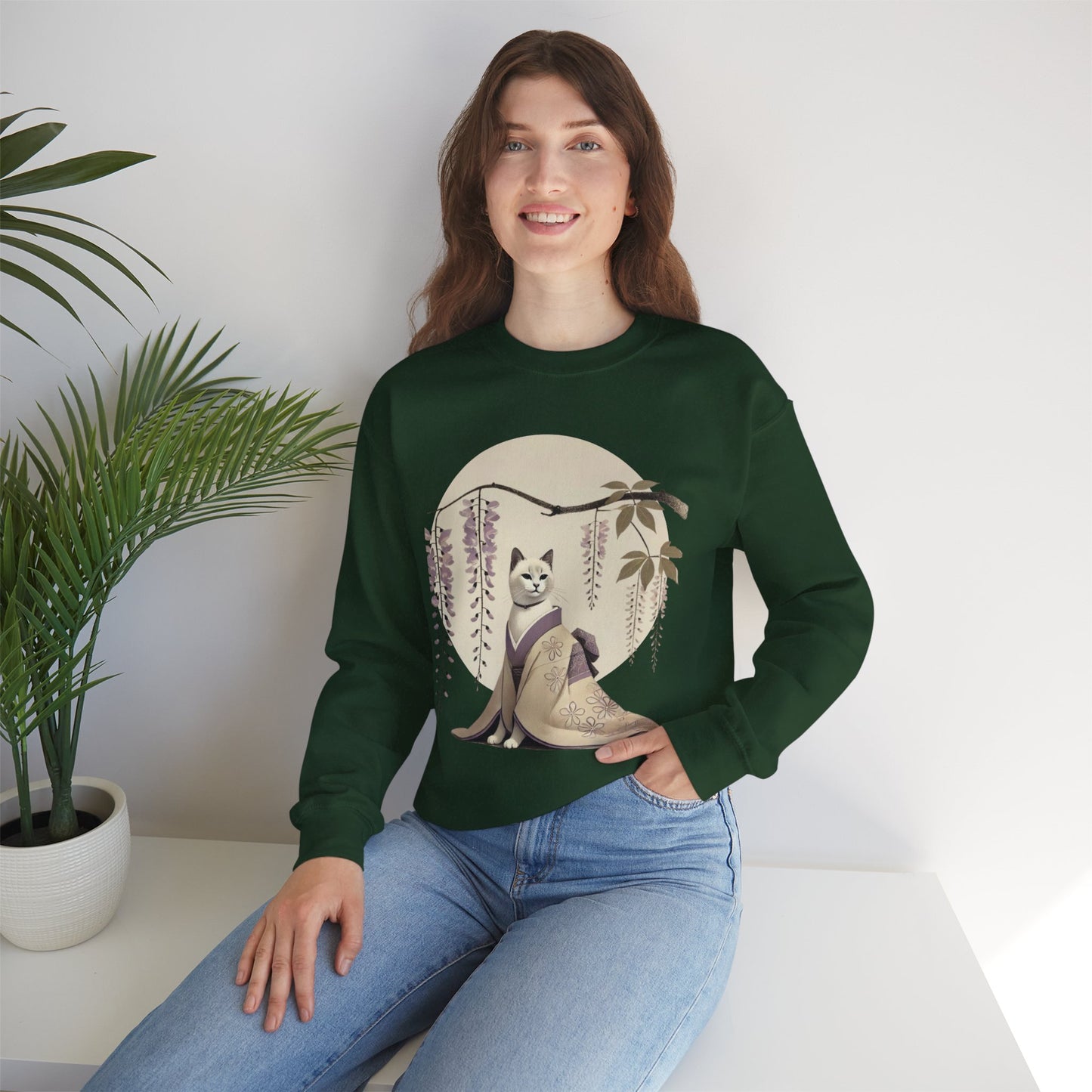 Geisha Cat Sweatshirt